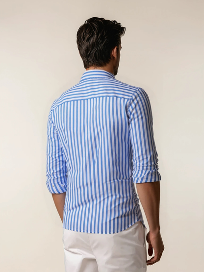 Striped Casual Shirt With Long Sleeves