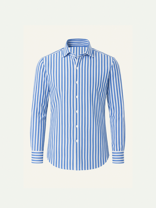 Striped Casual Shirt With Long Sleeves