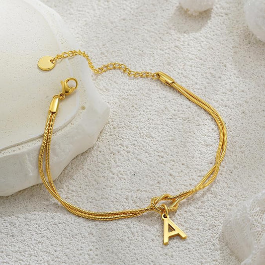 INFINITY BRACELET PERSONALIZED INITIAL