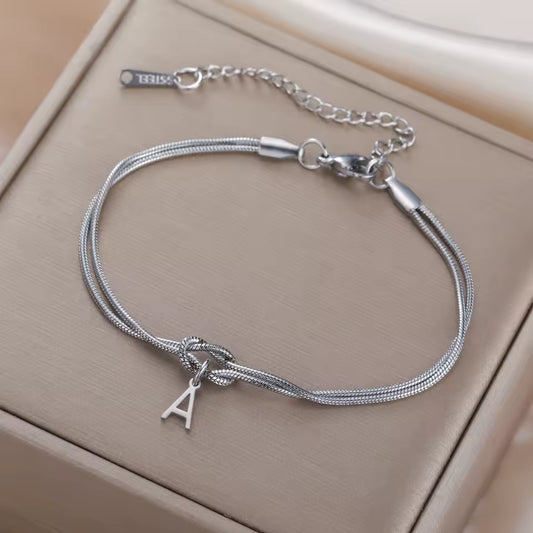 INFINITY BRACELET PERSONALIZED INITIAL