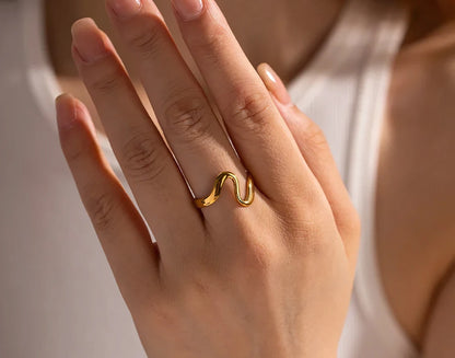 Waves Of Life Ring
