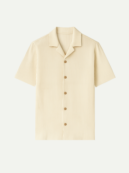 Stripped set beige